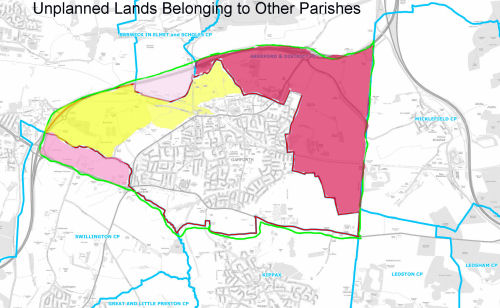 PC1 - Unplanned lands bordering Garforth